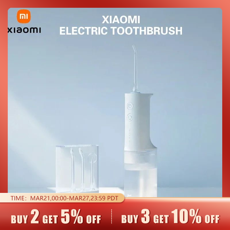 XIAOMI MIJIA MEO701 irrigatore orale portatile dentale sbiancamento dei denti Flosser Bucal detergente per denti Waterpulse filo d'acqua per i denti