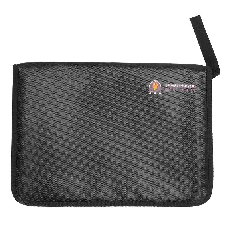 Fireproof Files Folder Accordion Document Bags 14.3X9.8 Inch A4 Size 12 Pockets Non-Itchy Silicone Coated Fire Resistant Safe Mo