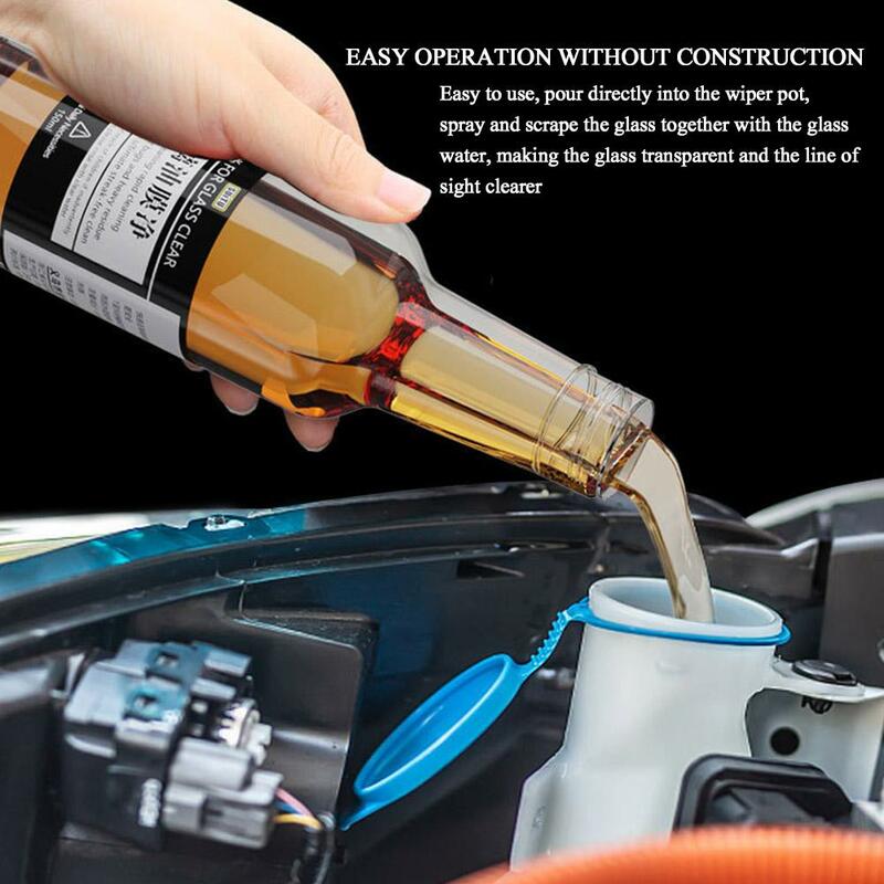 Szyba samochodowa samochodu Film olejowy usuwania plam dokładne czyszczenie lusterka wstecznego Agent-2PCS samochodu piękno samochodu pielęgnacji przedniej szyby M4X8
