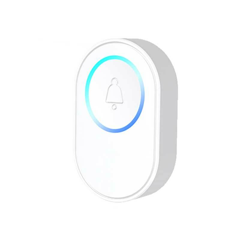 433MHz Waterproof Wireless Doorbell Button SOS Emergency Panic Button  LED Night Vision Fluorescent Ring Flash Alarm Accessories