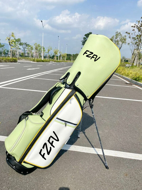 Suporte de golfe profissional Bag, PU impermeável Stand Bag, Unisex Moda, marca coreana, Novo, 2024