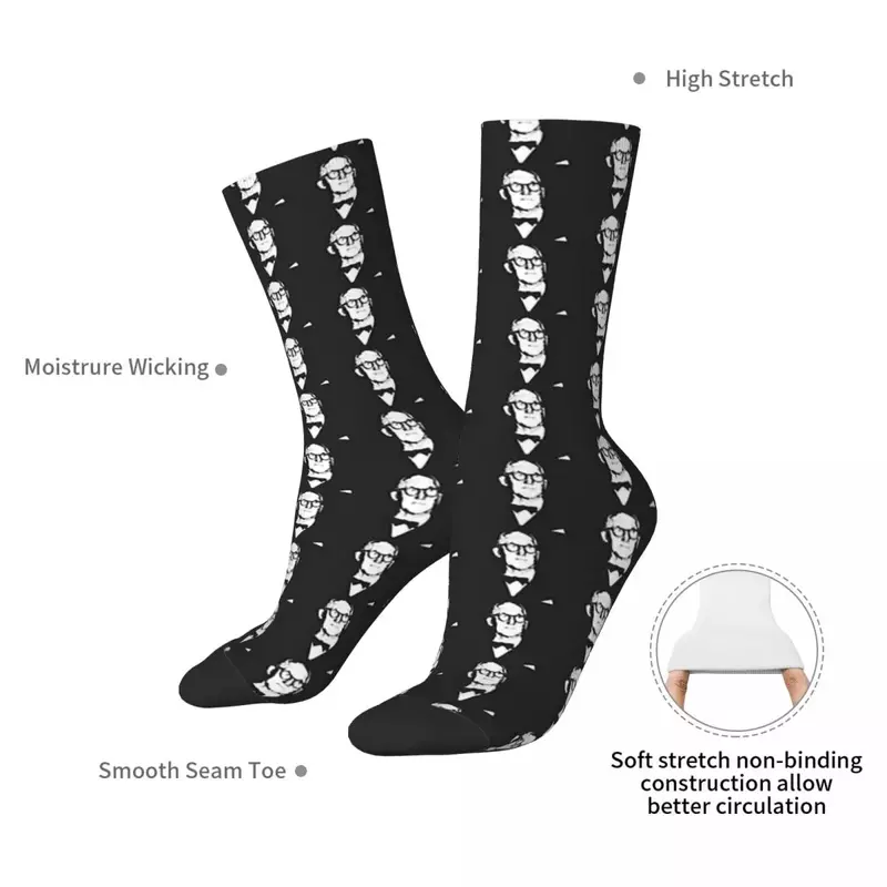 Носки Le Corbusier, Супермягкие чулки в стиле Харадзюку, всесезонные длинные носки, аксессуары для подарка унисекс