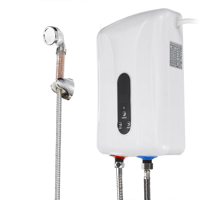 5500w Mini elektrische Warmwasser bereiter Instant elektrische Warmwasser bereiter Dusche sicher intelligente 50Hz elektrische Warmwasser bereiter 220V