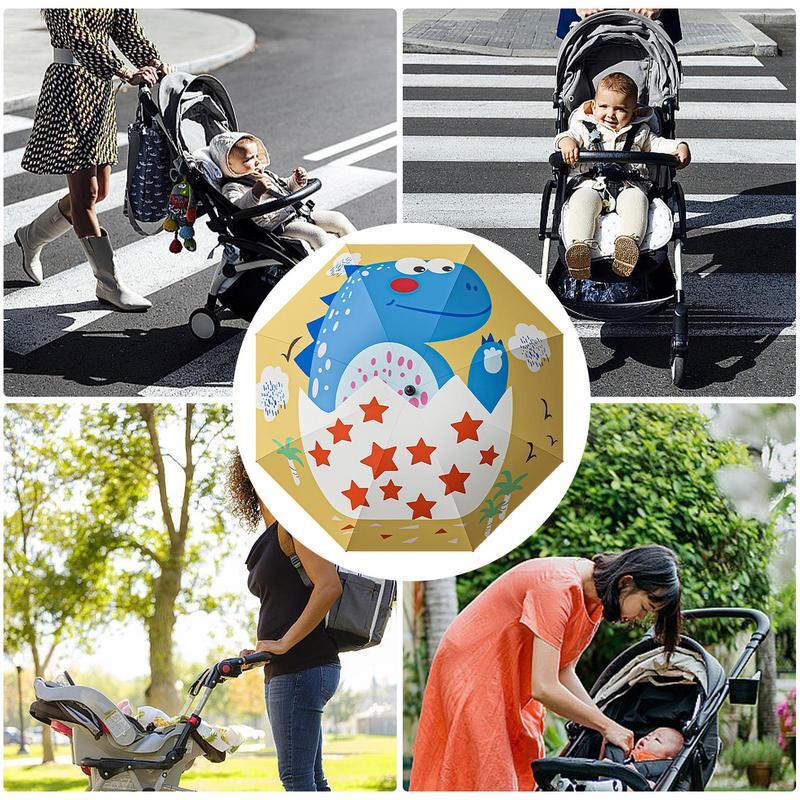Pram Sunshade Sun Cover Portable UV Protection Stroller Cover Breathable Stroller Umbrella Strollers & Accessories For Hiking