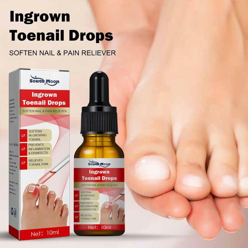 LOT Ingrown Serum perawatan kuku kaki, cairan efektif koreksi kuku memulihkan minyak penghilang nyeri pelembut kuku perbaikan kuku kaki