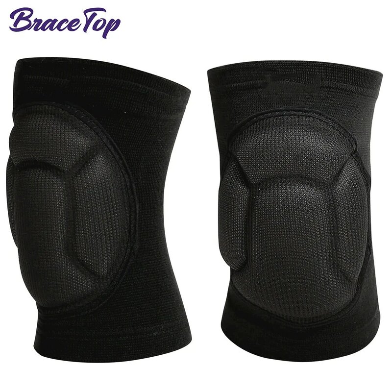 1Pair Professional Protective Knee Pads, Thick Sponge Anti-slip, Collision Avoidance Knee Sleeve, Professional Sports Knee Guard