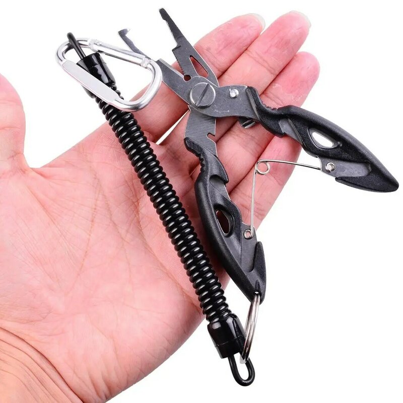 Vissen Tang Scissor Braid Line Lure Cutter Hook Remover Tackle Tool Snijden Vis Gebruik Tang Zwart Blauw Oranje Geel Schaar