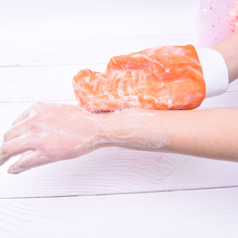 1pc Hammam Shower Bath Scrub Glove Exfoliating Body Scrub Facial Tan Massage Mitt Removal Kessa Exfoliate Peeling Glove Towel
