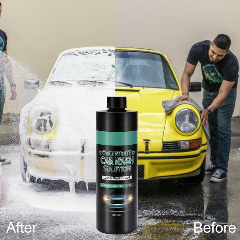 Lavaggio liquido per autolavaggio ad alta schiuma e cera vernice per cera ad acqua per auto ad asciugatura rapida protezione nutriente per accessorio per la pulizia automatica dell'auto