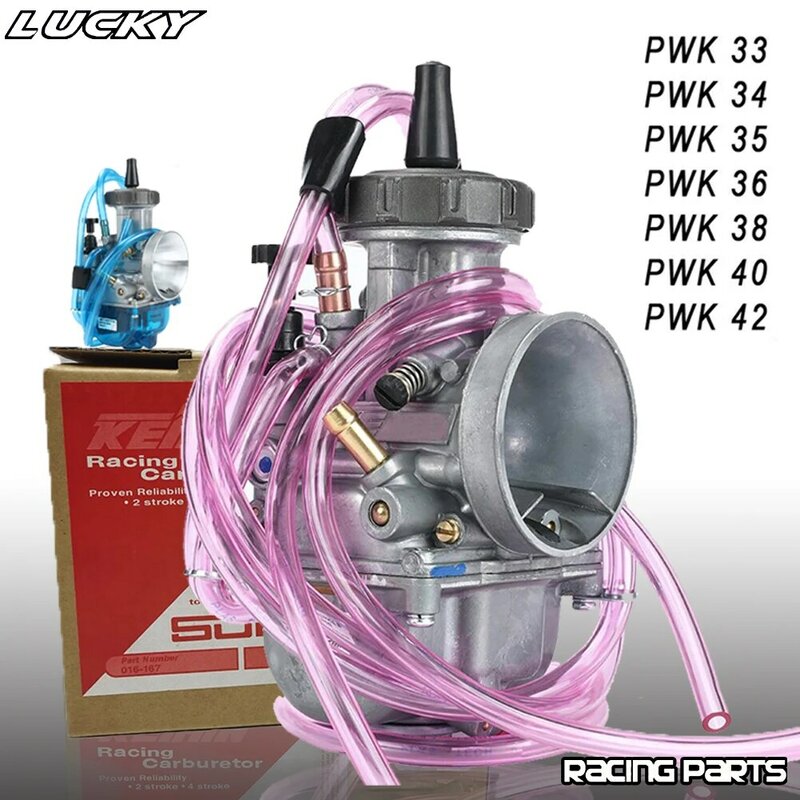 PWK-Carburateur universel pour moto, moteur 2T 4T, 33mm, 34mm, 35mm, 36mm, 38mm, 40mm, 42mm, D343, vélo, motocross, scooter, façades RL, puissance UTV
