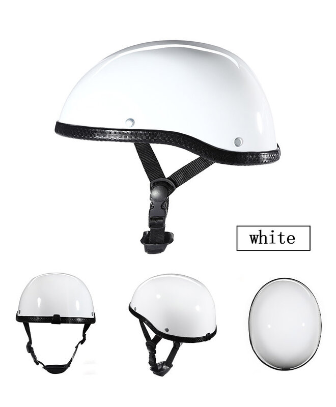Мотоциклетный шлем для мужчин и женщин, твердые защитные, винтажные, для скутера, велосипеда, скейтборда, велоспорта, для взрослых