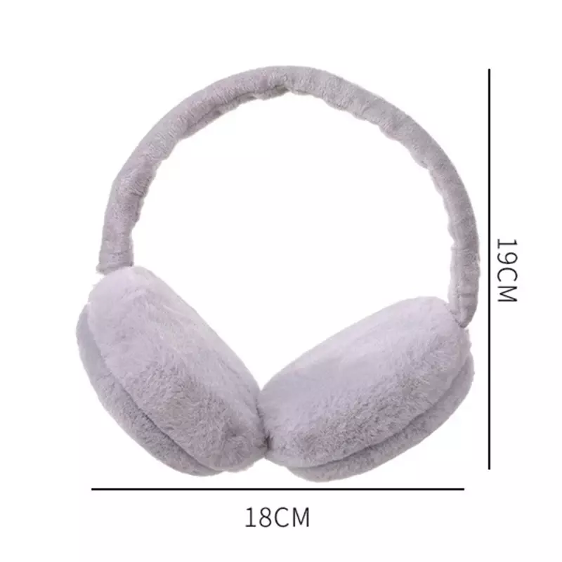2022 New Soft Plush Ear Warmer Winter Warm Earmuffs for Women Fashion Solid Earflap Outdoor Cold Protection Ear-Muffs Ear Cover
