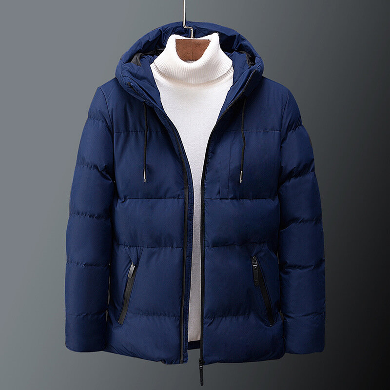 MRMT 남성용 후드 패딩 코튼 코트, 젊은 남성 캐주얼 따뜻한 코튼 패딩 재킷, 남성용 오버코트, 2024 브랜드 신제품