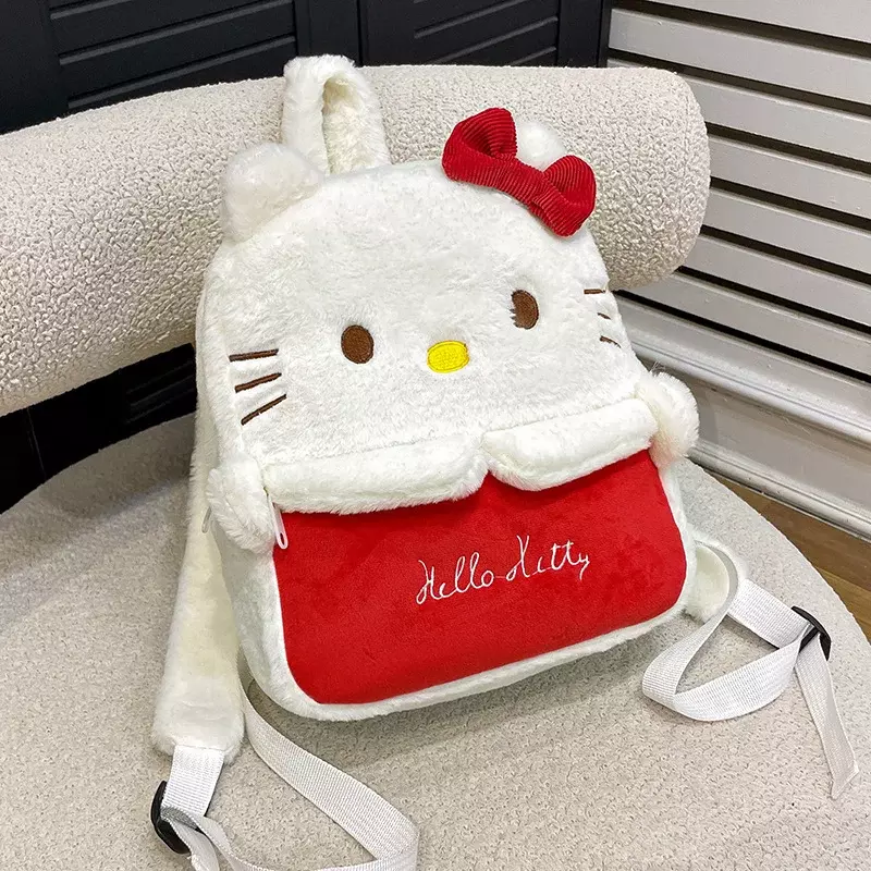 Sanrio Olá Kitty mochila, Melody estudante mochila, leve, desenhos animados bonitos, crianças, novo