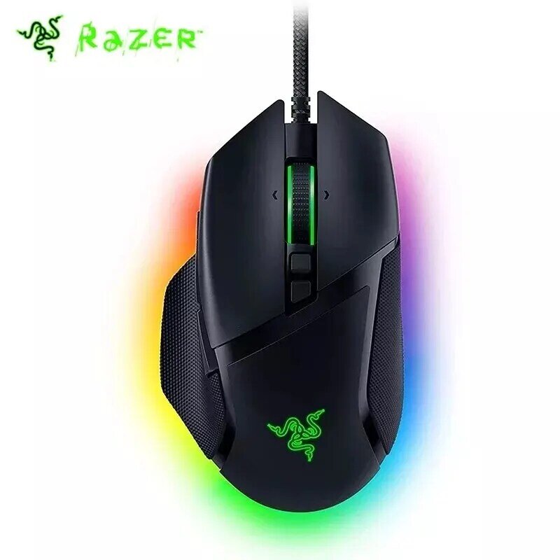 Razer Basilisk V3 Mouse da gioco ergonomico personalizzabile interruttore Mouse da gioco più veloce-illuminazione Chroma RGB-sensore ottico 26K DPI