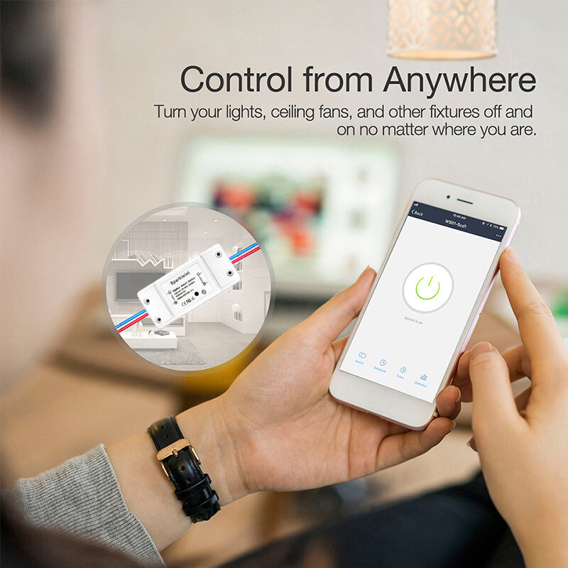Xiaomi Tuya Zigbee 10a Smart Home Breaker Switch App Remote Spraakondersteuning Google Assistent Alexa Intelligente Module