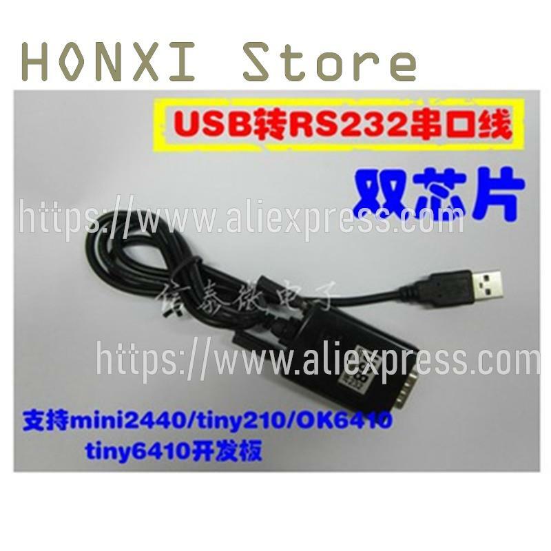 Porta serial USB rs232 linha para laptop, 1 parte, mini2440/ok6410/tiny6410