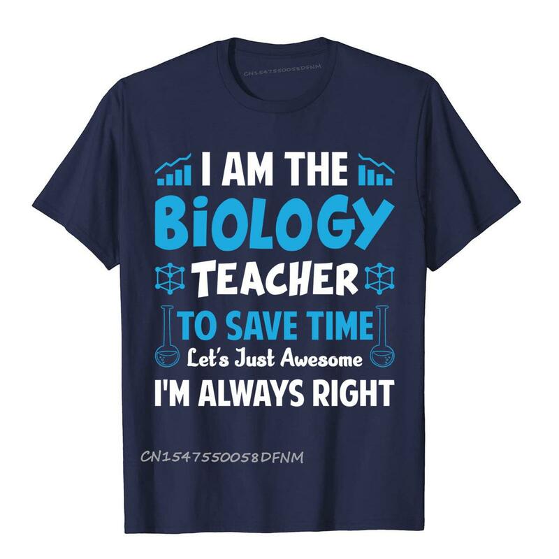 Jestem nauczycielem biologii najlepsze koszulki plaża najnowsza koszulka młodzieżowa 3D drukowane bawełniane japońskie Anime