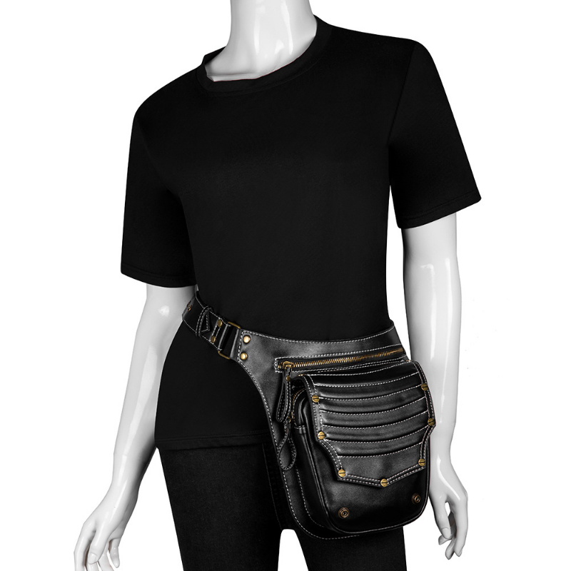 Chikage Multi-function High Quality Unisex Shoulder Bags Euramerican Fashion Punk Outdoor Women's Bag Trend Crossbody Bag