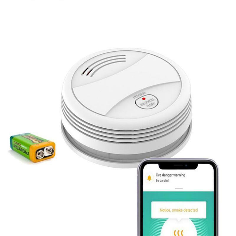 Smoke Detector Carbon Monoxide Detector Combo With Smart Life App Display And Sound Alarm Smoke CO Alarm With Battery Operated F