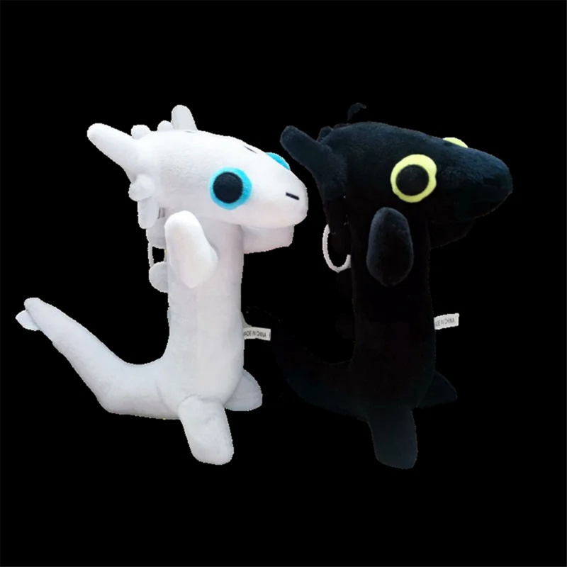 Toothless Dancing Meme Plush Toy Dancing Dragon Stuffed Soft Animals Plushies 25cm Doll Anime Game Room Pillow Black