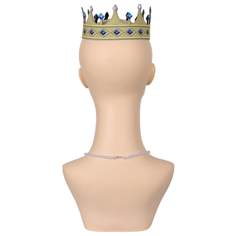 Queen Cos Amaya kalung mahkota Cosplay, hiasan kepala, aksesori kostum Roleplay dewasa Wish film, perlengkapan kepala Halloween, hadiah pakaian