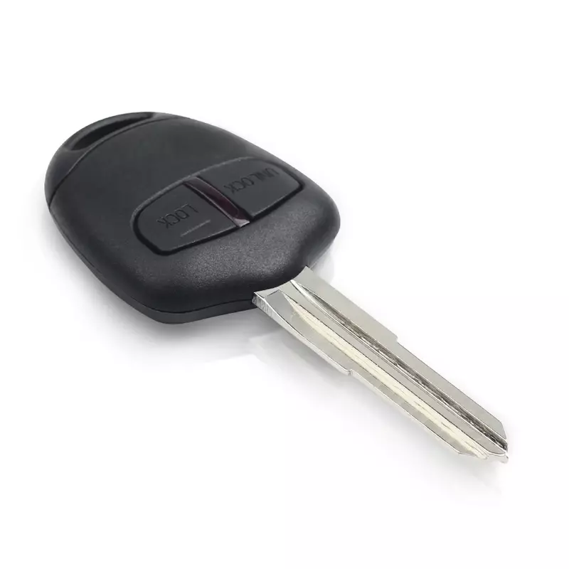 KEYYOU-funda para llave remota de coche, carcasa para Mitsubishi Outlander, Grandis, Pajero, Lancer, 2/3 botones