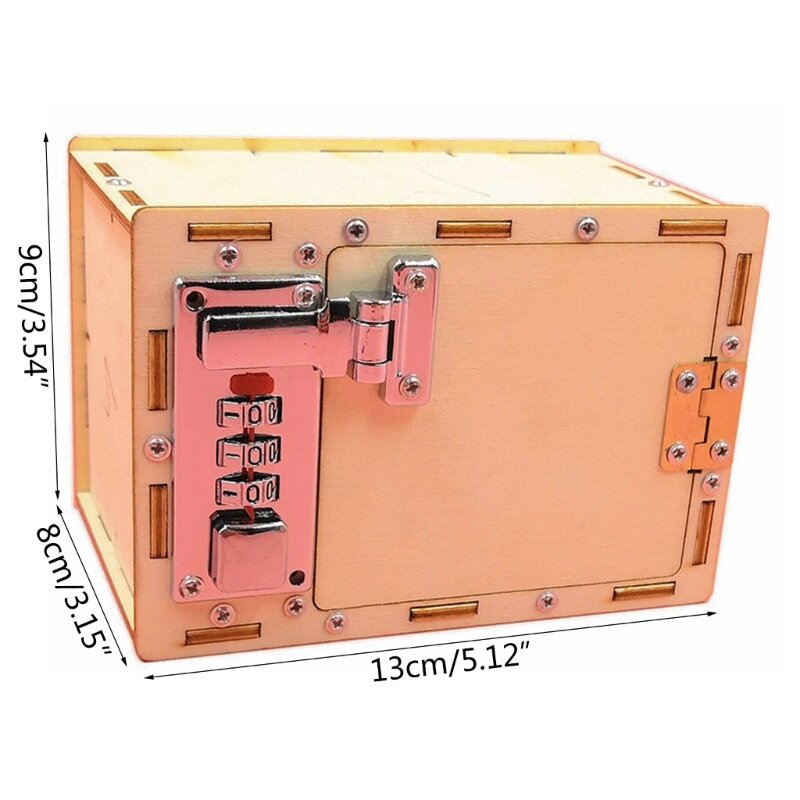 Kits fabricación cajas con contraseña, proyectos científicos para niños escuelas primarias y secundarias Y55B
