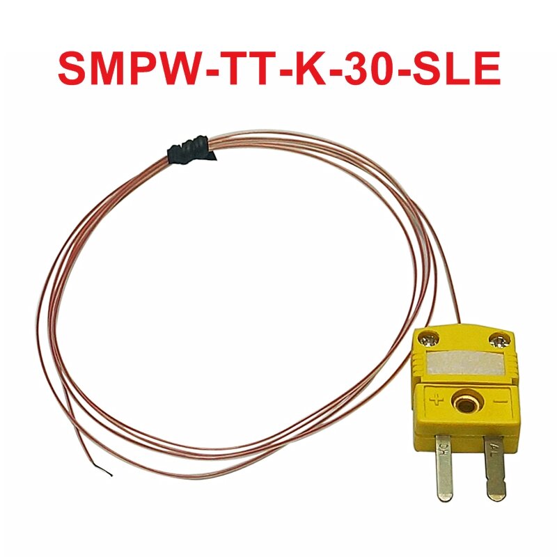 Cable de Sensor de temperatura de termopar tipo K, SMPW-TT-K-30-SLE, para Estación de soldadura de retrabajo BGA, 1 metro, 2 metros