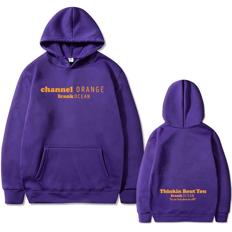 Rapper Frank Channel Orange Thinkin Bout You Graphic Hoodie Ocean Oversized Sweatshirt Blond Hip Hop Hoodies Men Casual Pullover