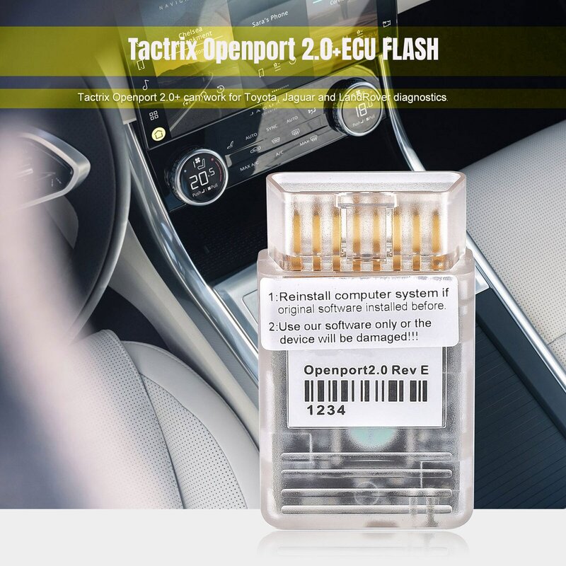Tactrix Openport 2,0 Ecu Flash Open Port 2,0 Auto Chip Tuning OBD 2 OBD2 Auto-Diagnose-Tool für Mercedes-Benz J2534 Scanner
