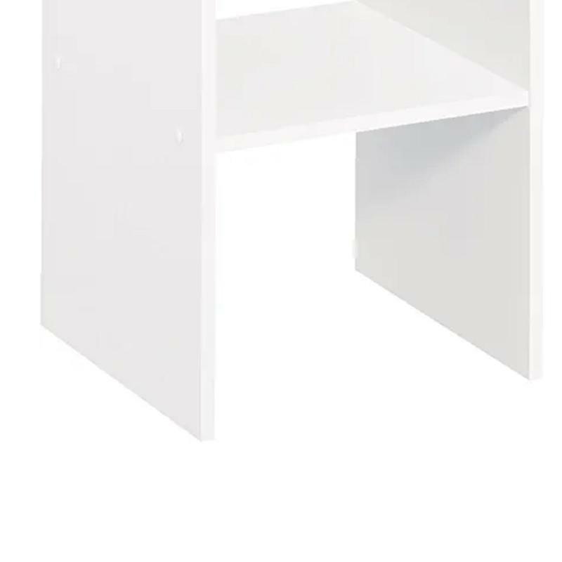 Closetmaid-Decorativo Home Stackable 2-Cube Cubes Organizer, Branco Armazenamento
