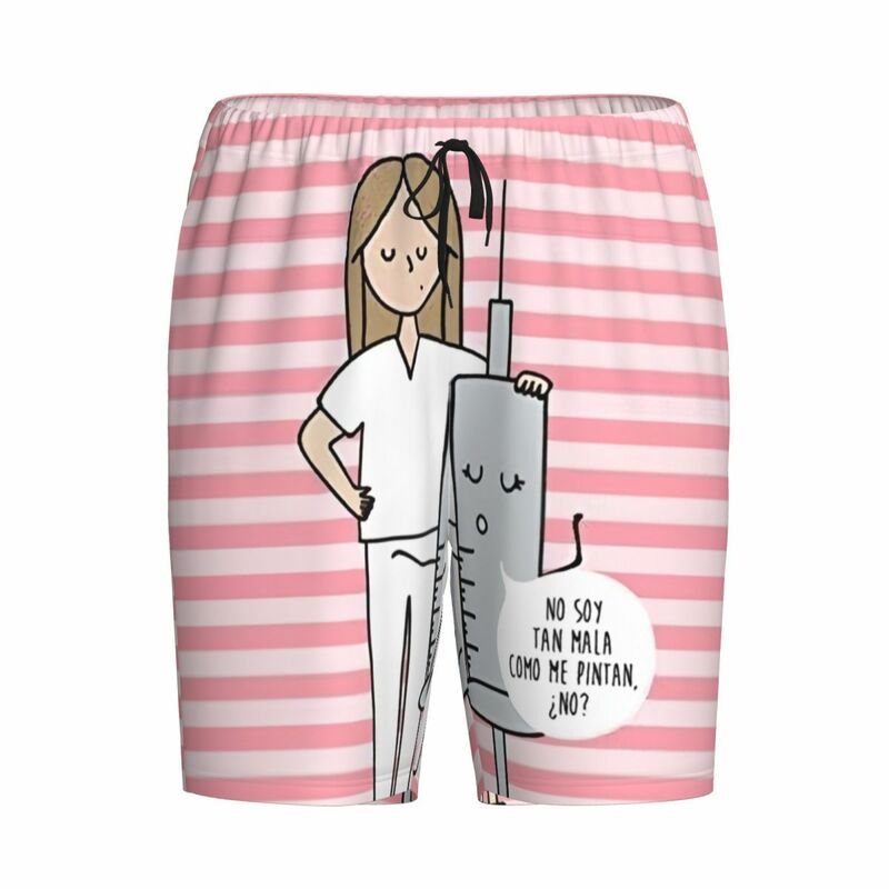 Pantalones cortos de pijama con estampado personalizado para hombre, ropa de dormir, pantalones cortos de medicina, ropa de dormir, pantalones cortos para dormir, Pjs con bolsillos