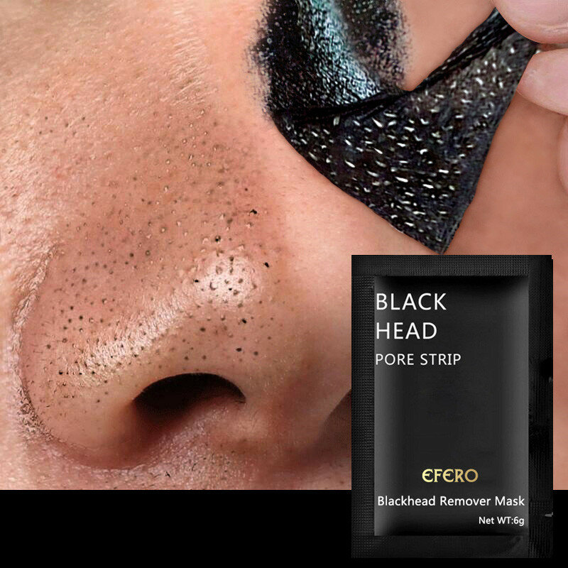 1pc Black Face Mask rimozione di punti neri Acne Peel trucco maschere di bellezza da punti neri pulizia fondotinta per la rimozione dell'acne