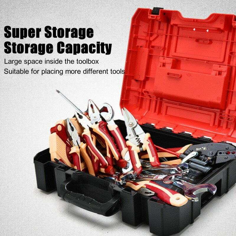 Stackable Tool Box Tool Bucket Suitcase Large Empty Tools Organizer Dril Storage Tool Box Organizer Box Car Plastic Tool Case