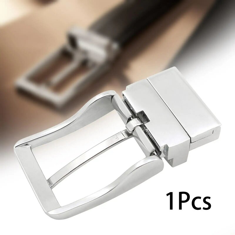 Alloy Belt Buckle for 33mm-34mm Belt Reversible Belt Accessories Single Prong Business Casual Replacement Pin Belt Buckle