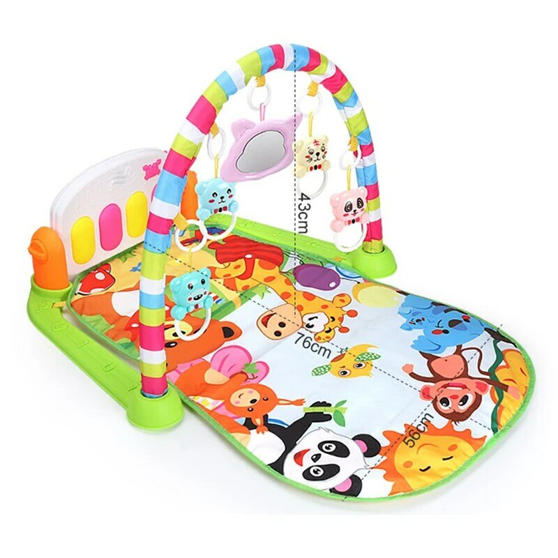 Baby Pedal piano for children Music piano Fitness frame toy Climbing mat Newborn musical instrument Appease piano WYW