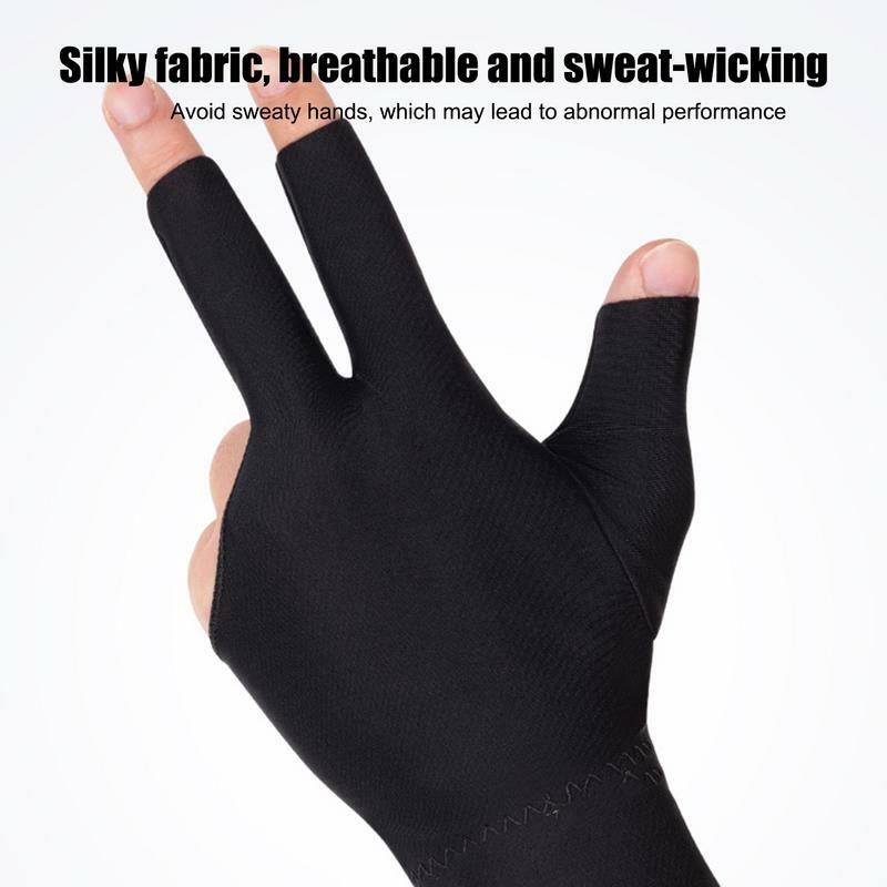 焦げ付き防止の通気性のある手袋,ハンドプロテクター,3本の指,トレーニングアクセサリー,オープンフィンガー,1個