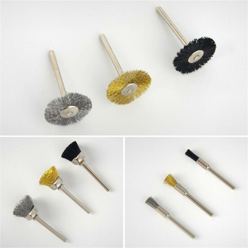 Copper Wire Brush Computer Engraving Tool Density Board Cutting 4mm6mm Pen-type Nylon Brush Nylon Brush Bowl-type Wire Brush