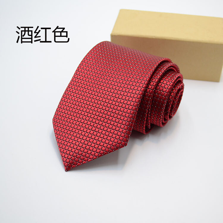 Casual grot chudy czerwony krawat Slim, czarny krawat dla mężczyzn 5cm mężczyzna akcesoria prostota na imprezę formalne krawaty moda