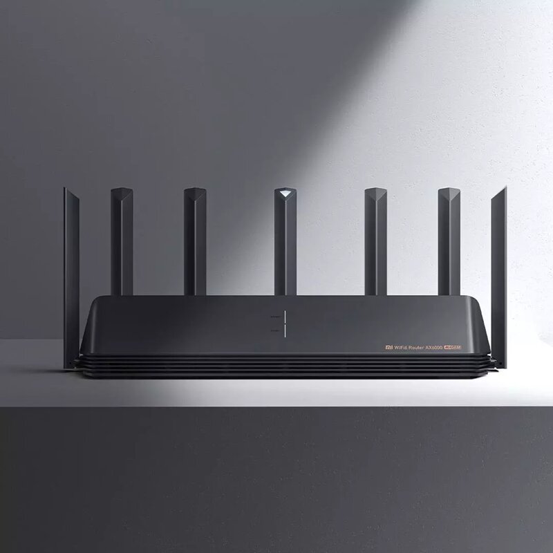 Xiaomi Router AloT Wifi6 AX6000 160MHZ 4K QAM 512MB Gigabit Vpn Office Home UseMesh Repeater External Signal Routers Networking