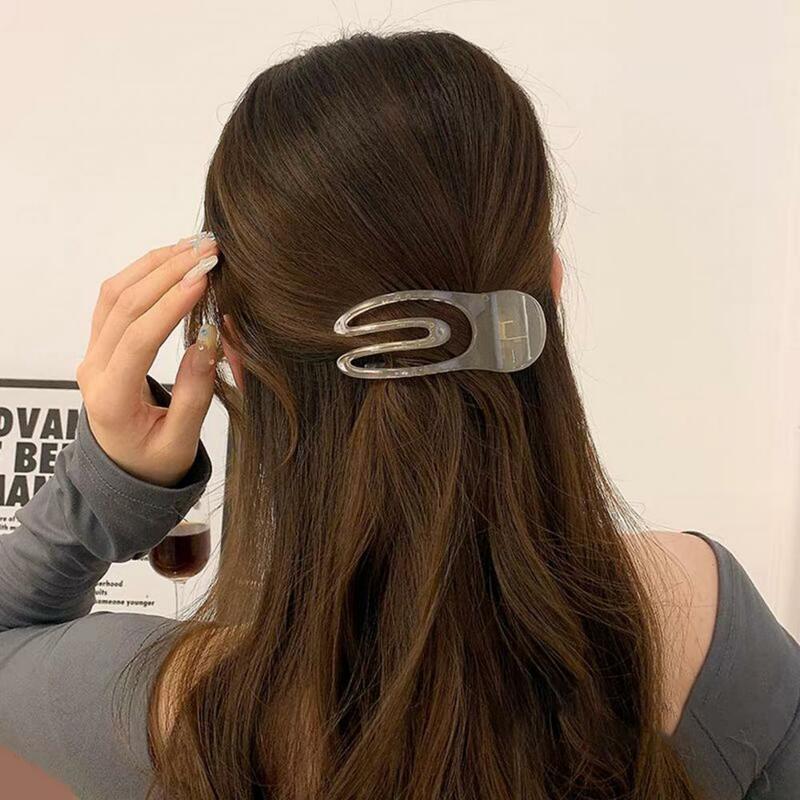 Frauen Haars pange transparent Anti-Rutsch-Haar klaue mit glatter Kante Anti-Break Multi Zähne Haar feste elastische Feder Haarnadel