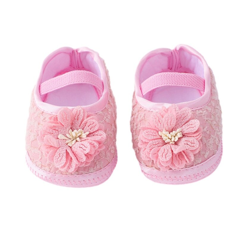 Primeiros caminhantes florais para bebê, sapatos de princesa doce para aprender a andar, sapatos elegantes e divertidos de 0 a 12 meses, outono