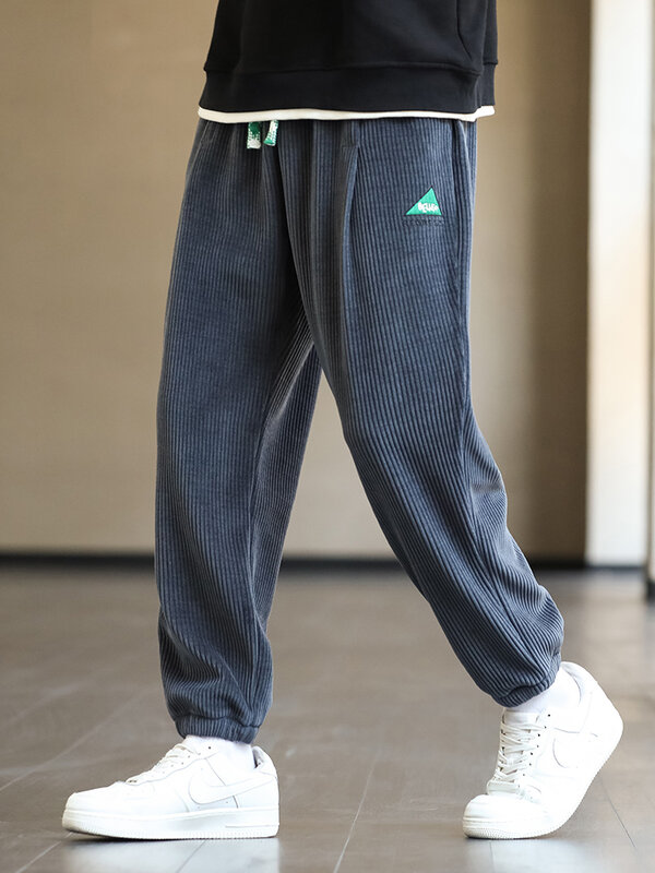 2022 novo masculino calças de moletom baggy joggers moda veludo hip hop streetwear harem calças masculinas casuais calças soltas mais tamanho 8xl