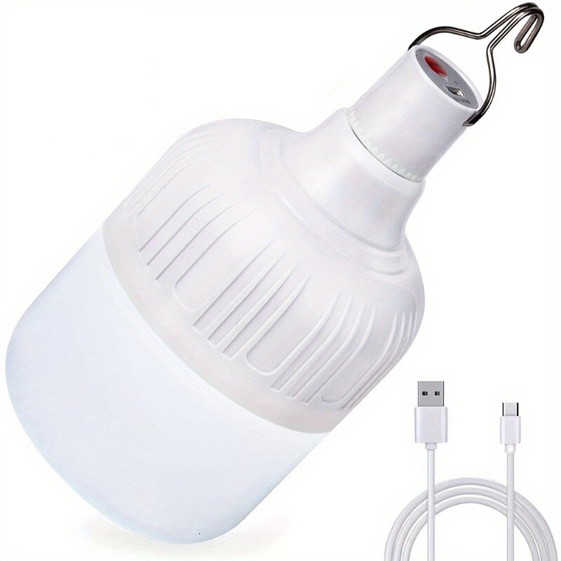1 szt. Światła awaryjne LED USB do ładowania dom na zewnątrz przenośne latarnie lampa awaryjna lampka lampka kempingowa