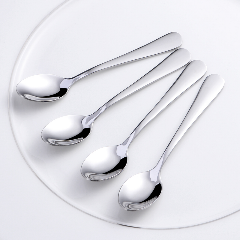 12 Coffee Cutlery Set Stainless Steel Salt Sugar Scoop Spoon Tea Dessert Condiment Spoon Dining Cutlery for Home Restaurant