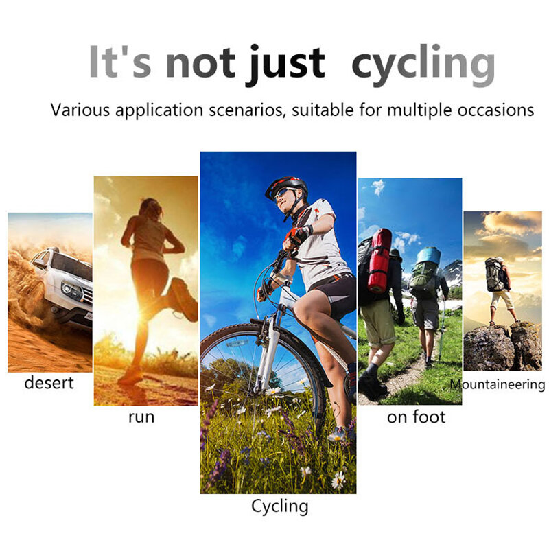 BOLLFO 편광 사이클링 안경 세트, 사이클링 스포츠 고글, 스마트 색상 변경 안경
