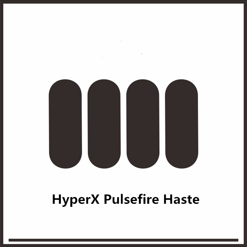 Pies de ratón patines para Kingston HyperX Pulsefire FPS, Dart Raid, deslizamientos, 2 juegos por paquete