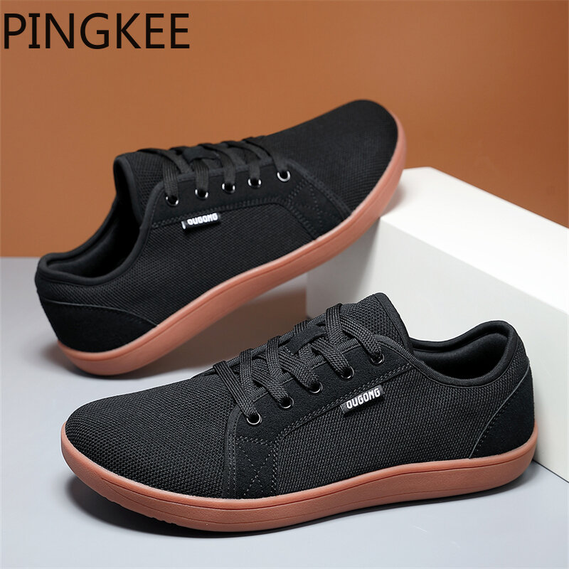 PINGKEE-Zapatillas deportivas para hombre y mujer, zapatos descalzos con punta ancha y Flexible, Unisex