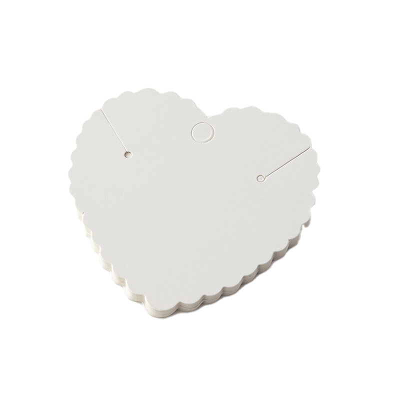 50 Stuks Oorbel Blanco Papieren Kaarten Kartonnen Etiketten Houder Voor Oorknopjes Ketting Sieraden Display Verpakking Kleine Zakelijke Benodigdheden